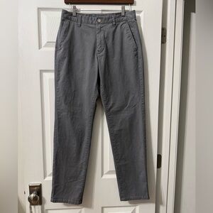 Bonobos Athletic Fit Men’s Chino Pant Size 29x30 Gray